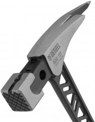 Молоток кровельщика 600 г, цельнокованый, боек с магнитом, двухкомп. обрезин. рук-ка Denzel