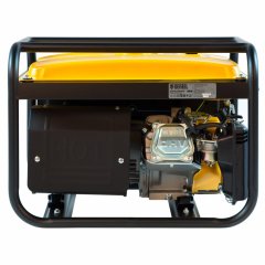 Генератор бензиновый PS 25, 2.5 кВт, 230 В, 15 л, ручной стартер Denzel 946814