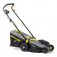 Газонокосилка эл. CHAMPION EM3816 (1,6 кВт пласт.+ткань травосб. 42л ширина 380мм 30-75мм, 11,3кг)
