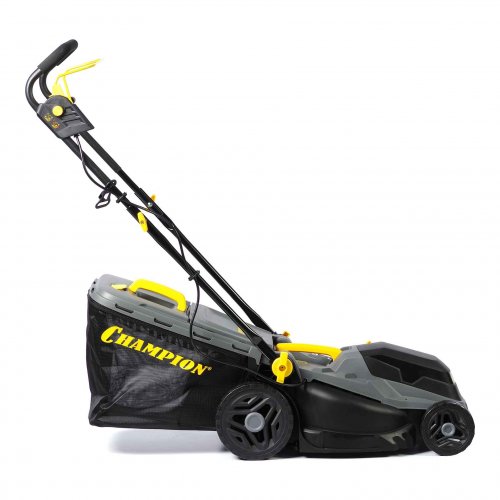 Газонокосилка эл. CHAMPION EM3816 (1,6 кВт пласт.+ткань травосб. 42л ширина 380мм 30-75мм, 11,3кг)