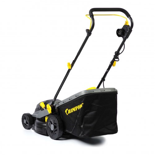 Газонокосилка эл. CHAMPION EM3816 (1,6 кВт пласт.+ткань травосб. 42л ширина 380мм 30-75мм, 11,3кг)