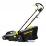 Газонокосилка эл. CHAMPION EM3816 (1,6 кВт пласт.+ткань травосб. 42л ширина 380мм 30-75мм, 11,3кг)