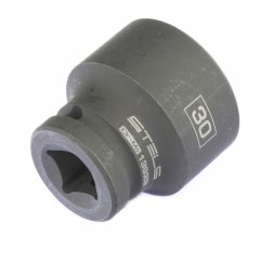 Головка ударная шестигранная, 30 мм, 1/2, CrMo Stels 13929