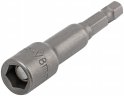 Насадка для шурупов и болтов с 6-гр.головкой d=8 мм, L=65 мм FIT 57948