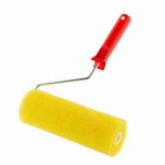 Валик "Структурный" поролоновый с ручкой, "гладкий", 230 мм, D 80 мм, D ручки 6 мм MTX 80220