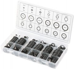 Набор резиновых уплотнительных прокладок, D 3-23 мм, 279 предметов Сибртех 47598