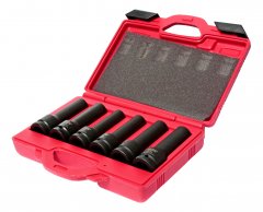 Набор головок торцевых 3/4" TORX (E18-E24) 12-ти гран. (17-19мм) ударных глубоких L=110мм 6 пр. JTC-J606E