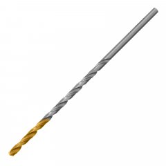 Сверло спиральное по металлу 3 х 100 мм, Р6М5, Golden Tip, удлиненное, 2шт. Denzel