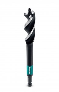 KRAFTOOL 3-Wave d14 мм, трехзаходное сверло по дереву с резьбовым центрующим острием (29513-14)