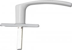 Ручка оконная поворотная &quot;РО1&quot;, покрытие полимерное цвет белый 37720