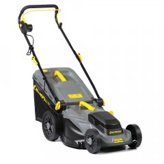 Газонокосилка эл. CHAMPION EM4318 (1,8 кВт пласт.+ткань травосб. 52л ширина 430мм 30-75мм, 12,9кг)