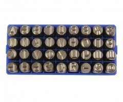 Клейма буквенные кириллица 8мм (HRC 60+-2град. DIN 1451) JTC-7254