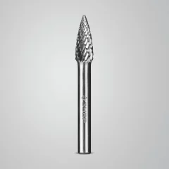 ЗУБР 8х20 мм, тип G (парабола с острым углом), хв-к 6 мм, твердосплавная борфреза, ПРОФЕССИОНАЛ (28806-8-20)