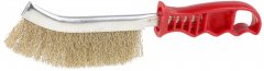 Стальная латунированная щетка STAYER MASTER 3508