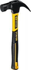 Столярный молоток-гвоздодёр c фибергласовой рукояткой STAYER Hercules-M 450 г 2027-450_z01