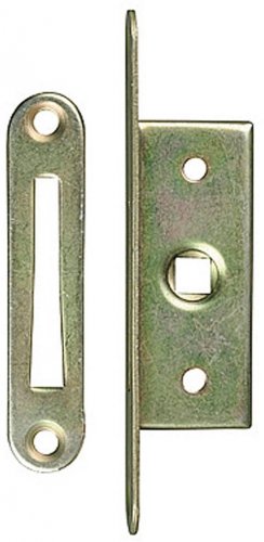 Замок оконный врезной "ЗВ-1", покрытие цинк 37723