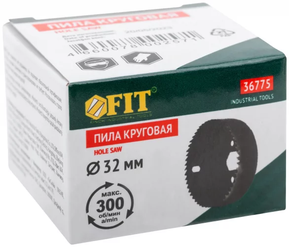 Пила круговая инструментальная сталь 32 мм FIT 36775