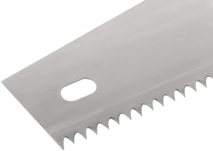 Ножовка по дереву универсальная, шаг 6,0 мм, пластиковая прорезиненная ручка 500 мм КУРС 40353