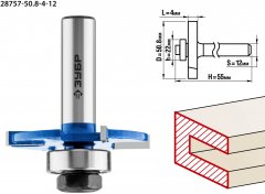 Горизонтально-пазовая фреза ЗУБР Профессионал 50.8x4 мм 28757-50.8-4-12