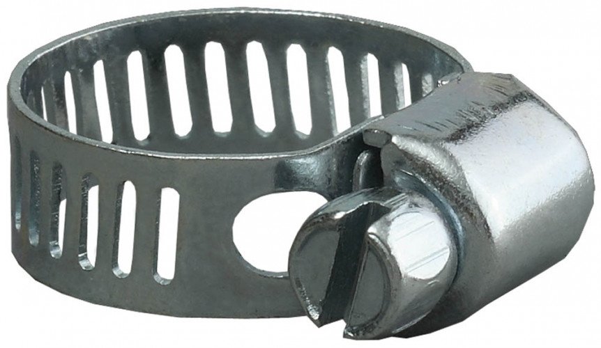 Хомуты червячные стальные оцинкованные 5 шт. (8-18 мм) STAYER 3780-08-18
