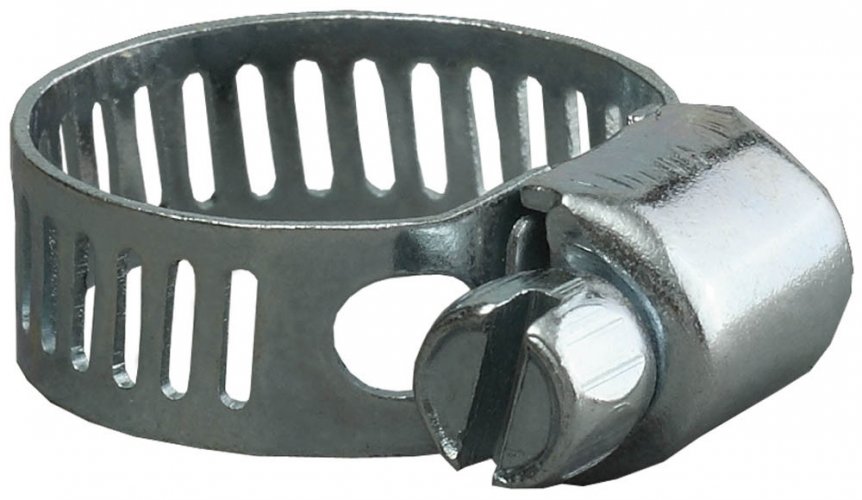 Хомуты червячные стальные оцинкованные 5 шт. (8-18 мм) STAYER 3780-08-18
