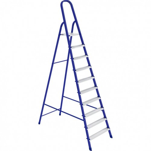 Стремянка, 10 ступеней, стальная Россия ( 97774 )