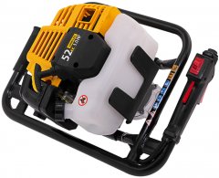 Мотобур DX-52, объём двигателя 52 см3, соединение 20 мм, без шнека Denzel 56001