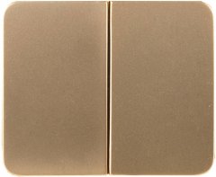 Двухклавишный выключатель СВЕТОЗАР ГАММА, SV-54134-GM