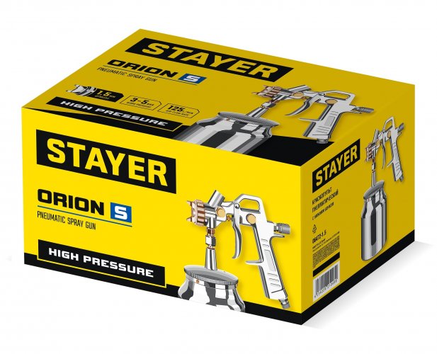 Пневматический краскопульт STAYER MASTER ORION 1,5мм 06472-1.5
