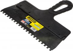 Нержавеющий зубчатый шпатель STAYER 250мм, зуб 6х6мм 1009-25-06