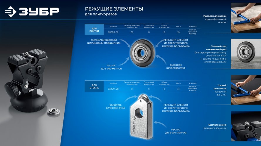 ЗУБР Монорельс-600, ручной плиткорез (33193-60)