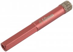 Коронка алмазная универсальная для дрели 10x10x75мм CUTOP 70-590