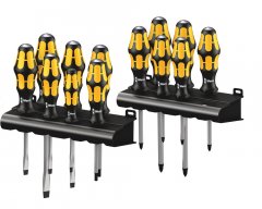 Big Pack 900 Набор отверток Kraftform: отвертка-резец + подставка, 13 предм., WERA, ( WE-133285 )