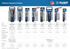 Набор торцовых головок ЗУБР Профессионал ТМ-12У 12 предм 27651-H12