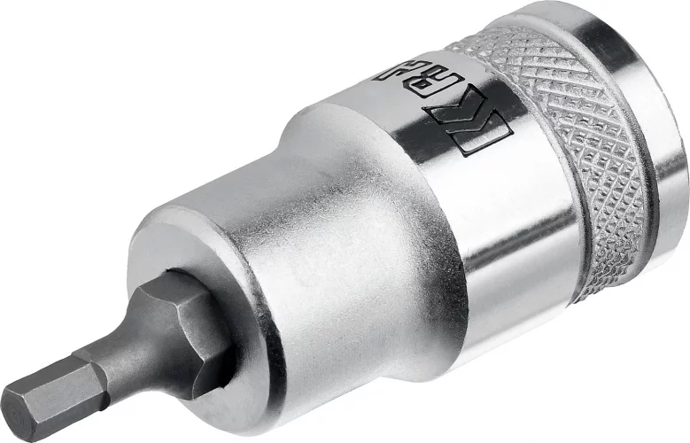 Торцовая бита-головка KRAFTOOL INDUSTRIE QUALITAT HEX4, S2, сатинированная, 1/2" 27908-04_z01
