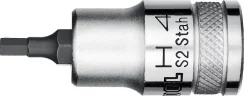 Торцовая бита-головка KRAFTOOL INDUSTRIE QUALITAT HEX4, S2, сатинированная, 1/2" 27908-04_z01
