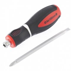 Отвертка комбинированная, SL6/PH2, CrV, двухкомпонентная рукоятка Matrix 11580