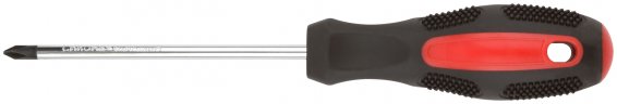 Отвертка "Мастер", CrV сталь, прорезиненная ручка 5х100 мм РН1 КУРС 53774
