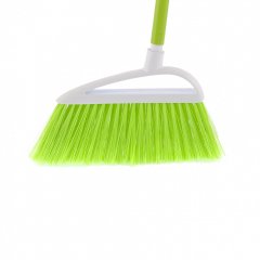 Щетка пластмассовая для подметания пола "Lux ", 230 мм, салатовая щетина, c черенком, 120 см, D 22 мм Elfe 93560