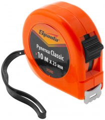 Рулетка Classic,10 м х 25 мм,пластиковый корпус Sparta 31305