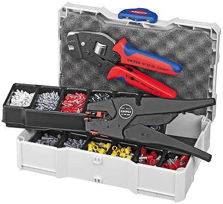 Набор кабельных наконечников для опрессовки, KNIPEX, ( KN-979012 )