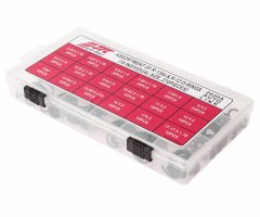 Набор колец уплотнительных для систем кондиционирования с R-12/R-134 270шт с хладагентами бокс JTC-2020A