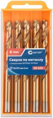 Сверло по металлу с титановым покрытием, 12х151 мм (5 шт) CUTOP 52-424