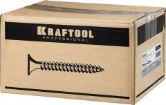 Саморезы СГМ гипсокартон-металл KRAFTOOL, 75 х 4.2 мм, 1200 шт, фосфатированные, 3001-75