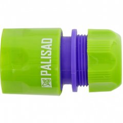 Соединитель пластмассовый, быстросъемный для шланга 1/2 Palisad 66135