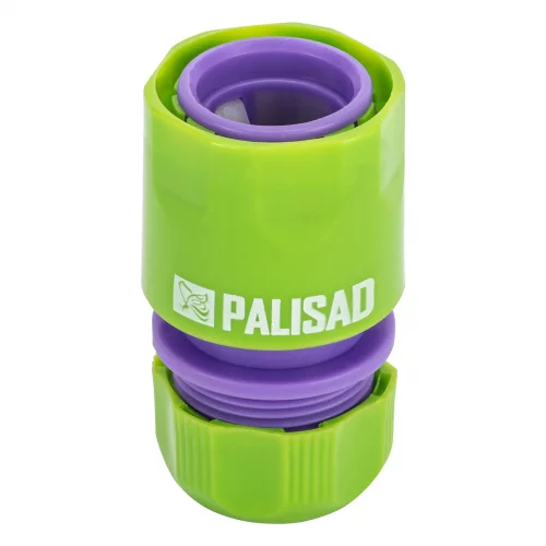 Соединитель пластмассовый, быстросъемный для шланга 1/2 Palisad 66135