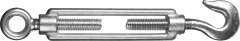 Талреп STAYER DIN 1480, крюк-кольцо, М20, 1 штука, оцинкованный 30515-20