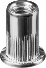 Стальные резьбовые заклепки с насечками KRAFTOOL Nut-S М8, 250 шт. 311707-08