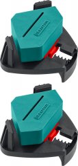 Пружинный угловой зажим KRAFTOOL SCC два диапазона зажима 10-22, 22-40 мм 32205