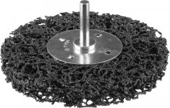 Щетка дисковая ПРОФЕССИОНАЛ (50 мм; нейлоновая проволока с абразивным покрытием) для дрели ЗУБР 35162-050_z01